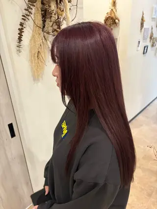 ロング カラー 衛藤 澄玲のヘアスタイル