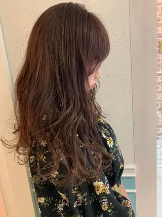 ロング カラー パーマ ヘアアレンジ ネイル マツエク・マツパ レイヤー&カラー 人気美容師倉崎涼のヘアスタイル