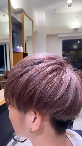 ショート カラー ヘアアレンジ Sia中野新橋 『JUNYA』のヘアスタイル