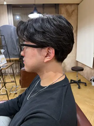 ショート パーマ メンズ 【髪質改善】 TAIGA🐯のヘアスタイル