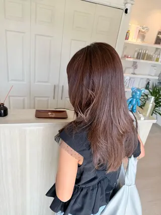 セミロング graxi'    グラシー所属・ブリーチ/ハイトーン SERINAのヘアスタイル