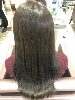 セミロング カラー パーマ 上新庄NO1髪質改善 See.店長深田強のヘアスタイル
