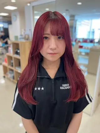 ロング カラー 暖色専門美容師🎀 お客様満足度◎のヘアスタイル
