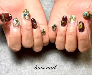 ネイル bois nail ボワネイル北巽のネイルデザイン