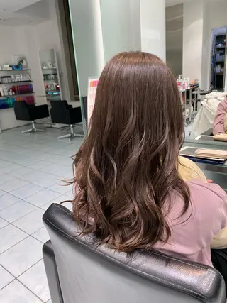 セミロング カラー HACHI stylistのヘアスタイル