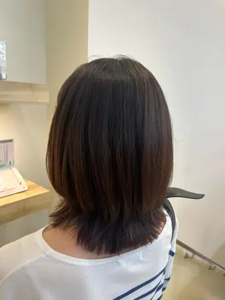 ミディアム コテ巻き風パーマ🫧 麻尋のヘアスタイル