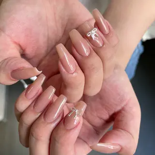 ネイル By moonネイル 🌷ワンホン/韓国風のネイルデザイン