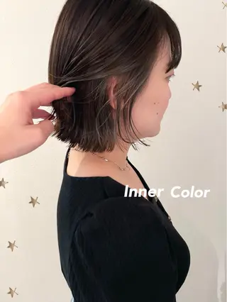 ショート カラー 市川 千夏のヘアスタイル