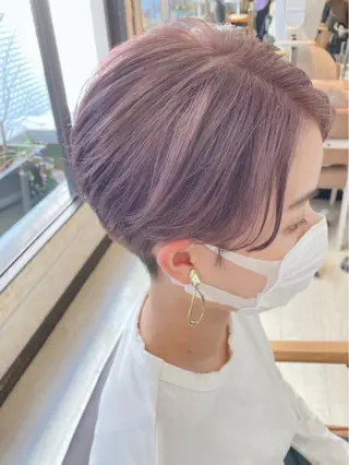 ショート カラー Mina Akiyamaのヘアスタイル