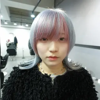 ミディアム カラー 似合わせカットカラー 🌟ryusei⭐️のヘアスタイル