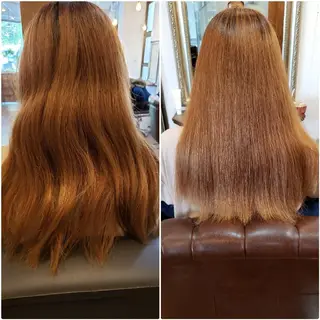 ロング パーマ 饒平名 知也のヘアスタイル