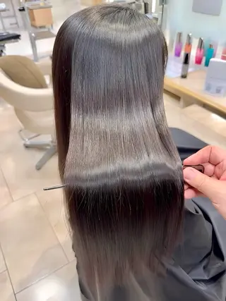 ロング 髪質改善・縮毛矯正 年間1500名担当♪のヘアスタイル