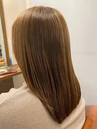 ロング カラー liL  hair サトウリョウタのヘアスタイル