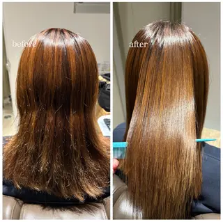 ミディアム スパニスト 福井のヘアスタイル