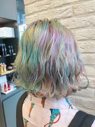 ショート カラー ノンダメージ髪質改善 カラー💎/KURAのヘアスタイル