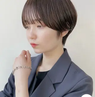 ショート 似合わせカット‪// 鶴我万唯華のヘアスタイル