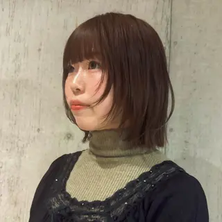 ショート 柔め透明感血色カラー 暖色/レイヤー/ゆいのヘアスタイル