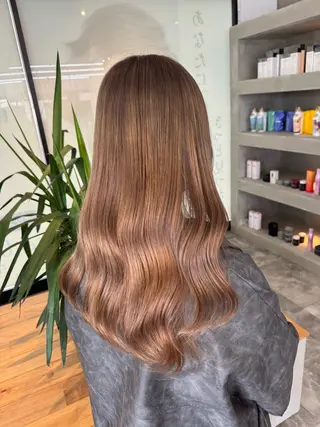 ロング カラー 蓮田 好良のヘアスタイル