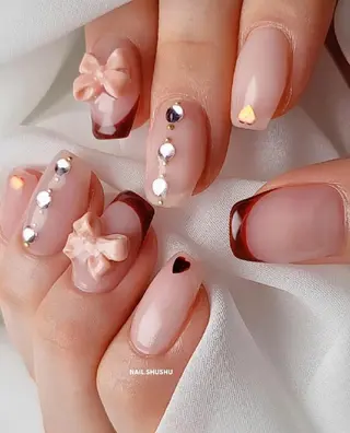 ネイル 3dパーツ/流行り 👧shushu❤️のネイルデザイン
