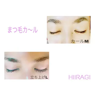 マツエク・マツパ 美容室 HIIRAGIのマツエク・マツパデザイン