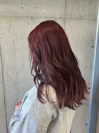 ロング カラー 🤡暖色レイヤー 🤡みさきのヘアスタイル