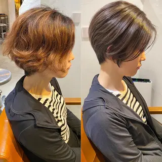 ショート カラー ヘアアレンジ 小林 佳祐のヘアスタイル