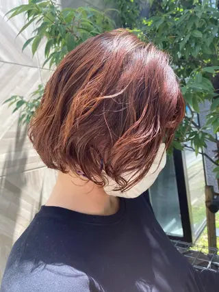 ショート パーマ qpula misuzuのヘアスタイル