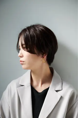 ショート メンズ/パーマ /フェード/岡山秀人のヘアスタイル