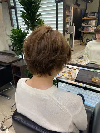 ショート カラー 韓国ヘア☁️ mitsukiのヘアスタイル