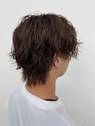パーマ メンズ 荒木 美沙樹のヘアスタイル
