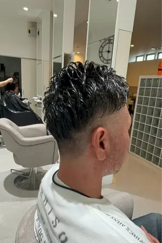 ショート パーマ メンズ 【20時〜22時】 KENのヘアスタイル