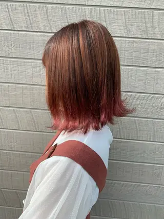 ミディアム カラー stylist N0Nのヘアスタイル