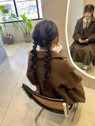 ヘアアレンジ 福島 果音のヘアスタイル