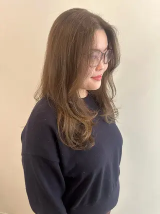 ロング カラー レイヤー/ナチュラル 💐nao.のヘアスタイル