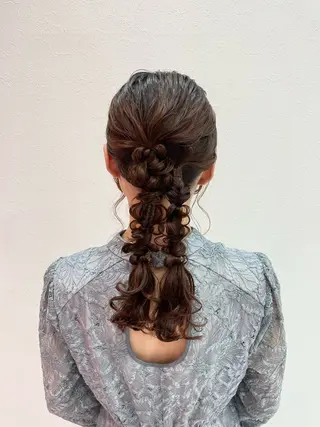 セミロング 山口 舞弥のヘアスタイル