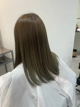 セミロング カラー 谷山清和 ゆうやのヘアスタイル