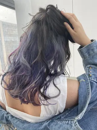 セミロング カラー welring hair salonのヘアスタイル