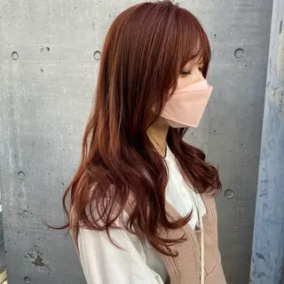 ロング カラー 🪭risa 暖色/レイヤー🪭のヘアスタイル