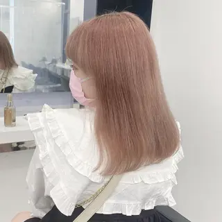 ロング カラー ❤︎ワンホンガーリー なハイトーンヘア❤︎のヘアスタイル