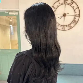 ロング カラー い な み ま なのヘアスタイル