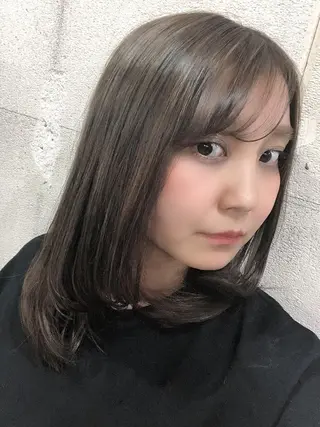 ミディアム カラー ヘアアレンジ terra✂️川嶋 大輔のヘアスタイル