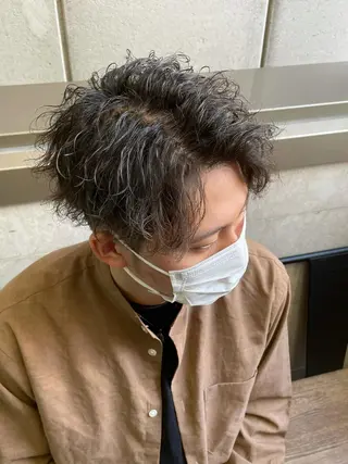 パーマ メンズ 渋谷/フェード/ 國分 翔のヘアスタイル