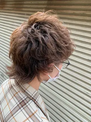 ショート パーマ ヘアアレンジ メンズ 【メンズモデル募集】 Bassa所沢のヘアスタイル