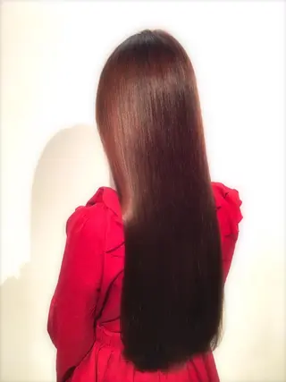 ロング デジタルパーマ💫/ 似合わせカット✂️のヘアスタイル