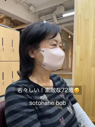 ミディアム カラー 黒崎 勝巳のヘアスタイル