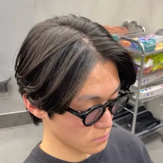 ミディアム パーマ ヘアアレンジ メンズ fifth 石川 凪のヘアスタイル