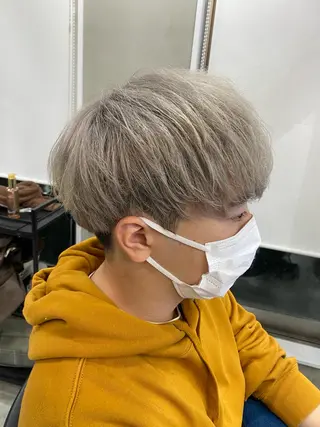 ショート カラー yuuka🌻 ハイライト/艶カラーのヘアスタイル