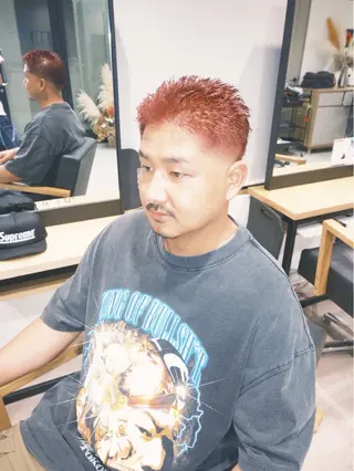 ショート カラー メンズ FJ Kaminokeのヘアスタイル