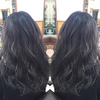 ロング カラー 青木 茂樹⭐️ 透明感カラーのヘアスタイル