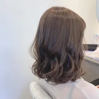 ミディアム 草津駅近｜ MAYAのヘアスタイル